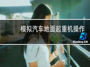 模拟汽车地面起重机操作