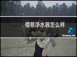 樱慈净水器怎么样