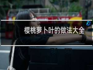 樱桃萝卜叶的做法大全