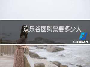 欢乐谷团购票要多少人