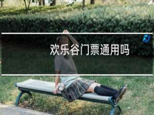 欢乐谷门票通用吗