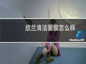 欣兰清洁面膜怎么样