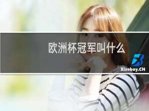 欧洲杯冠军叫什么