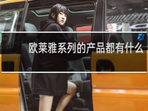 欧莱雅系列的产品都有什么