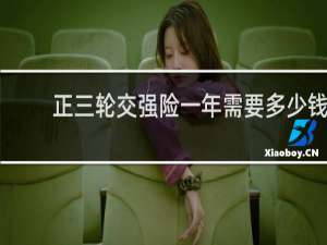 正三轮交强险一年需要多少钱