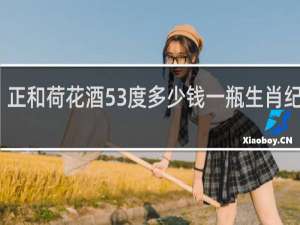 正和荷花酒53度多少钱一瓶生肖纪念版