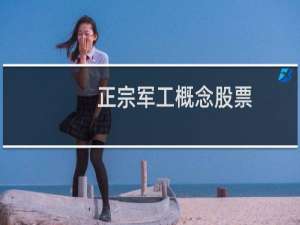正宗军工概念股票