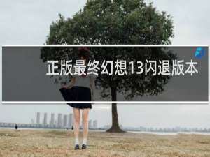 正版最终幻想13闪退版本