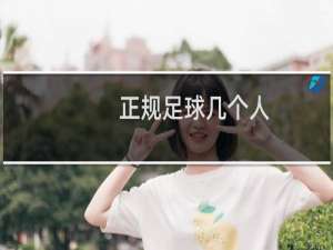 正规足球几个人