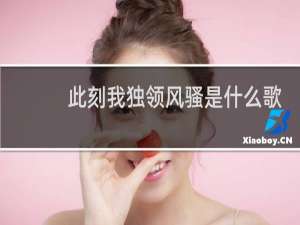 此刻我独领风骚是什么歌 此刻我独领风骚是出处