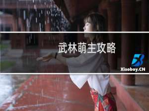武林萌主攻略