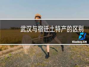 武汉与宿迁土特产的区别