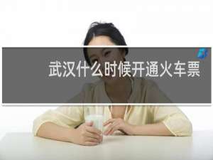 武汉什么时候开通火车票