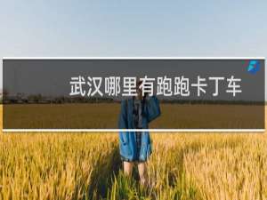 武汉哪里有跑跑卡丁车