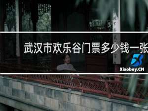武汉市欢乐谷门票多少钱一张