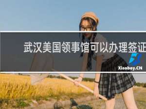 武汉美国领事馆可以办理签证