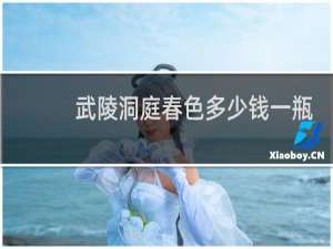 武陵洞庭春色多少钱一瓶