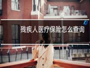残疾人医疗保险怎么查询