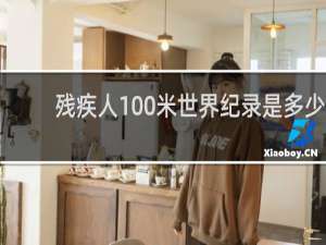 残疾人100米世界纪录是多少