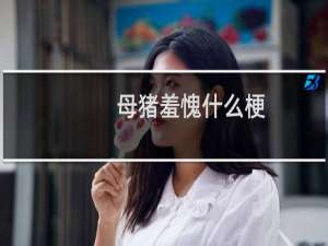 母猪羞愧什么梗