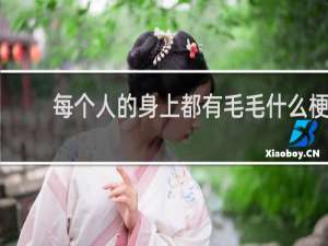 每个人的身上都有毛毛什么梗