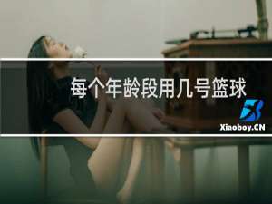 每个年龄段用几号篮球