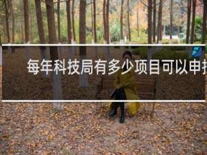 每年科技局有多少项目可以申报