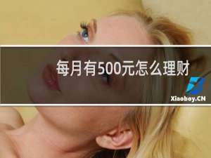 每月有500元怎么理财