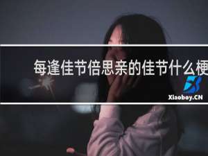 每逢佳节倍思亲的佳节什么梗