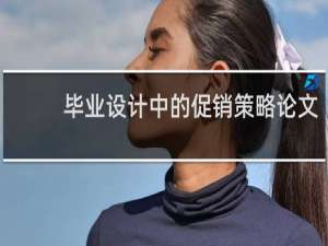 毕业设计中的促销策略论文
