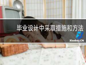 毕业设计中采取措施和方法