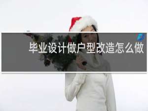 毕业设计做户型改造怎么做