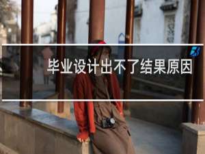 毕业设计出不了结果原因