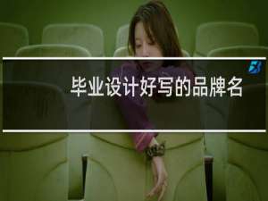 毕业设计好写的品牌名
