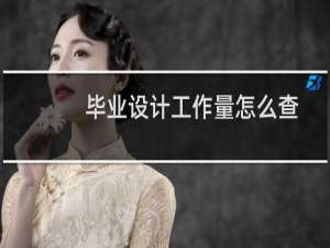 毕业设计工作量怎么查