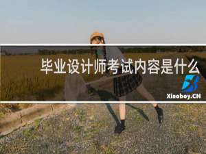 毕业设计师考试内容是什么