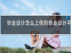 毕业设计怎么上传到毕业设计平台