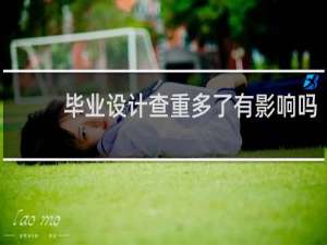 毕业设计查重多了有影响吗