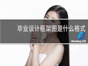 毕业设计框架图是什么格式