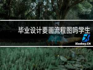 毕业设计要画流程图吗学生