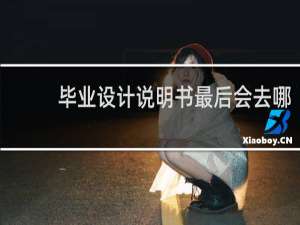 毕业设计说明书最后会去哪