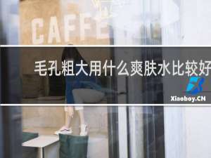 毛孔粗大用什么爽肤水比较好