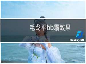 毛戈平bb霜效果