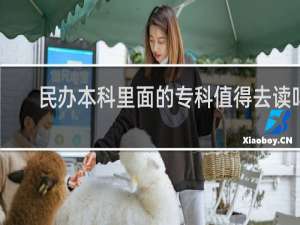 民办本科里面的专科值得去读吗