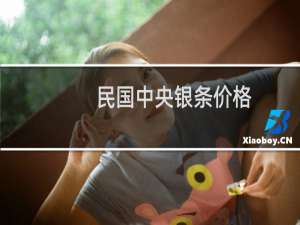 民国中央银条价格