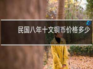 民国八年十文铜币价格多少