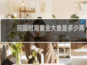 民国时期黄金大鱼是多少两