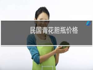 民国青花胆瓶价格