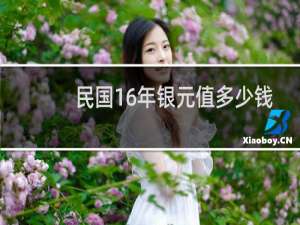 民国16年银元值多少钱