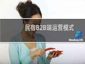 民宿B2B端运营模式
